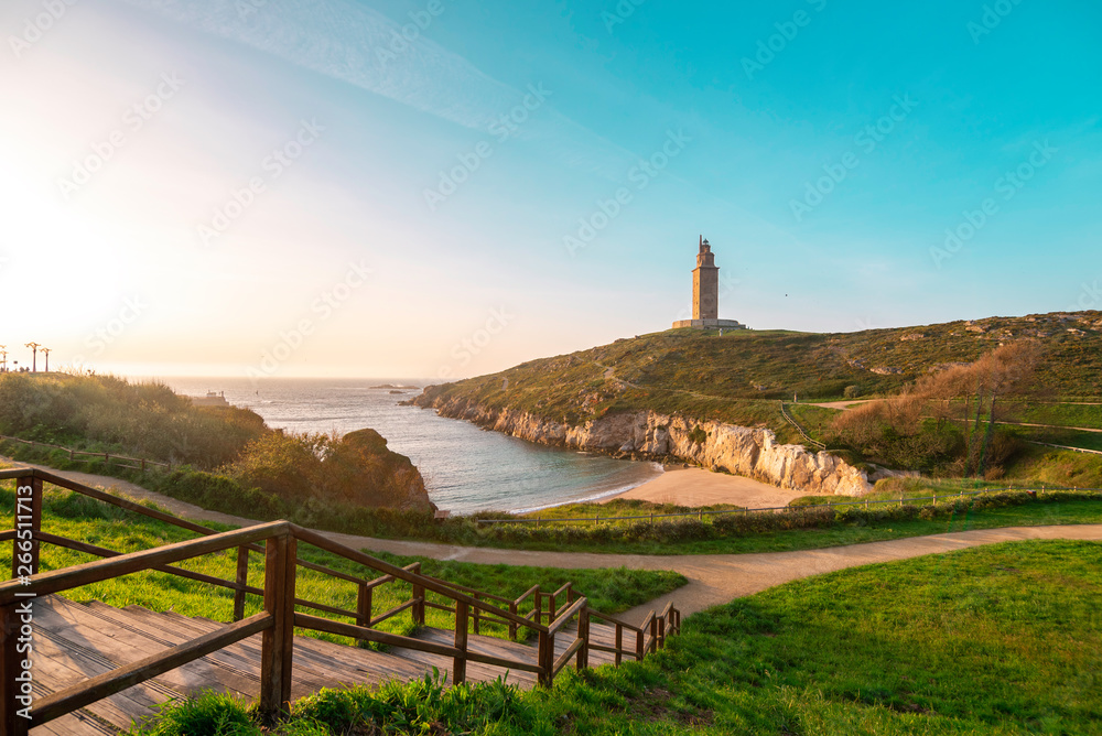 A Coruña una ciudad importante en Galicia en donde se celebran despedidas de soltero y de soltera.